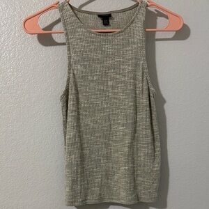 Aeropostale Gray Ribbed Tank Top